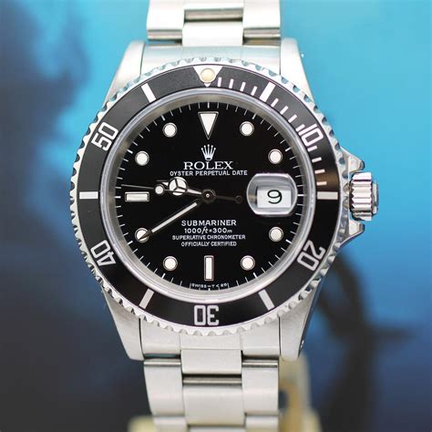 rolex oyster perpetual submariner date armbanduhr für herren